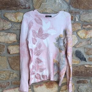 Kingsland Equestrian Angora Blend Floral Sweater